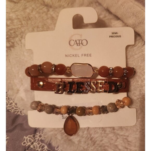 Cato Blessed Beaded Bracelet Set NWT - Picture 1 of 1